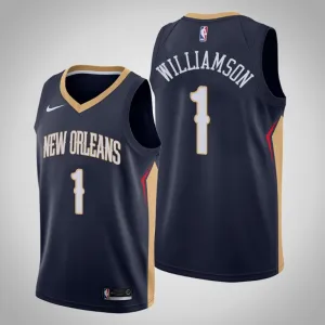 Zion Williamson. New Orleans Pelicans. 2018/19 Blu scuro