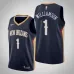 Zion Williamson. New Orleans Pelicans. 2018/19 Bleu foncé