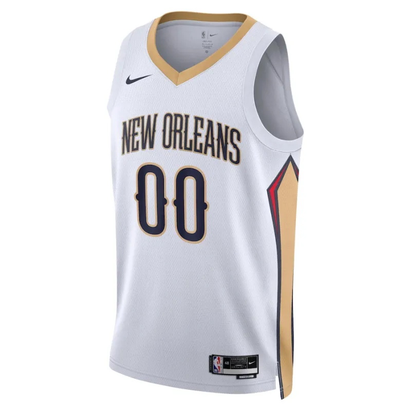 New Orleans Pelicans, Maillot personnalisé, Édition Association, Blanc