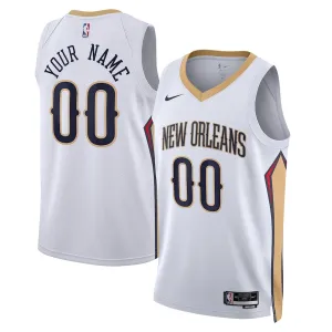 New Orleans Pelicans, Maillot personnalisé, Édition Association, Blanc