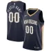 New Orleans Pelicans, Maillot personnalisé, Édition Icône, Bleu Marin