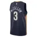 CJ McCollum, New Orleans Pelicans, Édition Icône, Bleu Marin