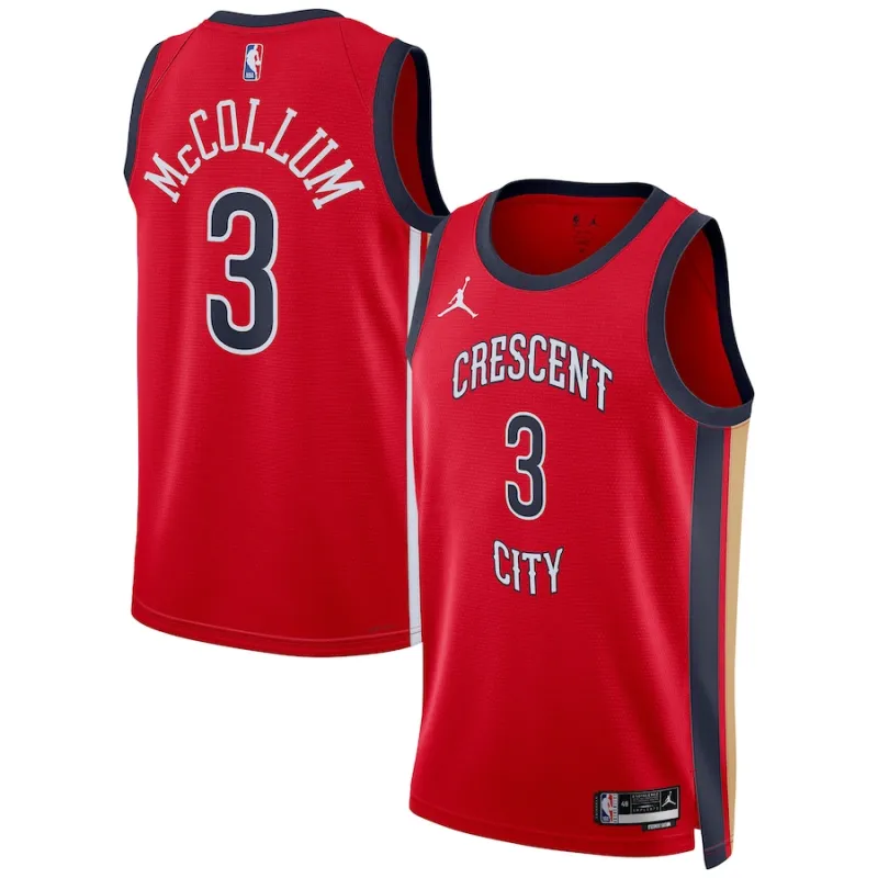 CJ McCollum, New Orleans Pelicans, Edizione Statement, Rosso