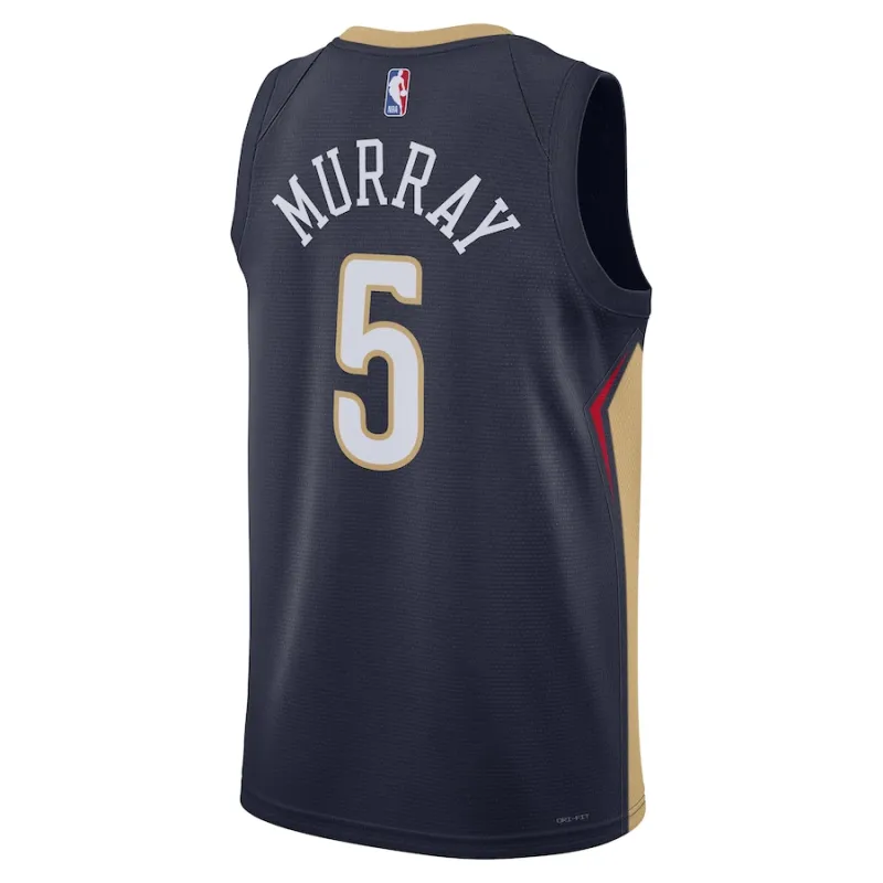 Dejounte Murray, New Orleans Pelicans, 2024, Blu marinaio
