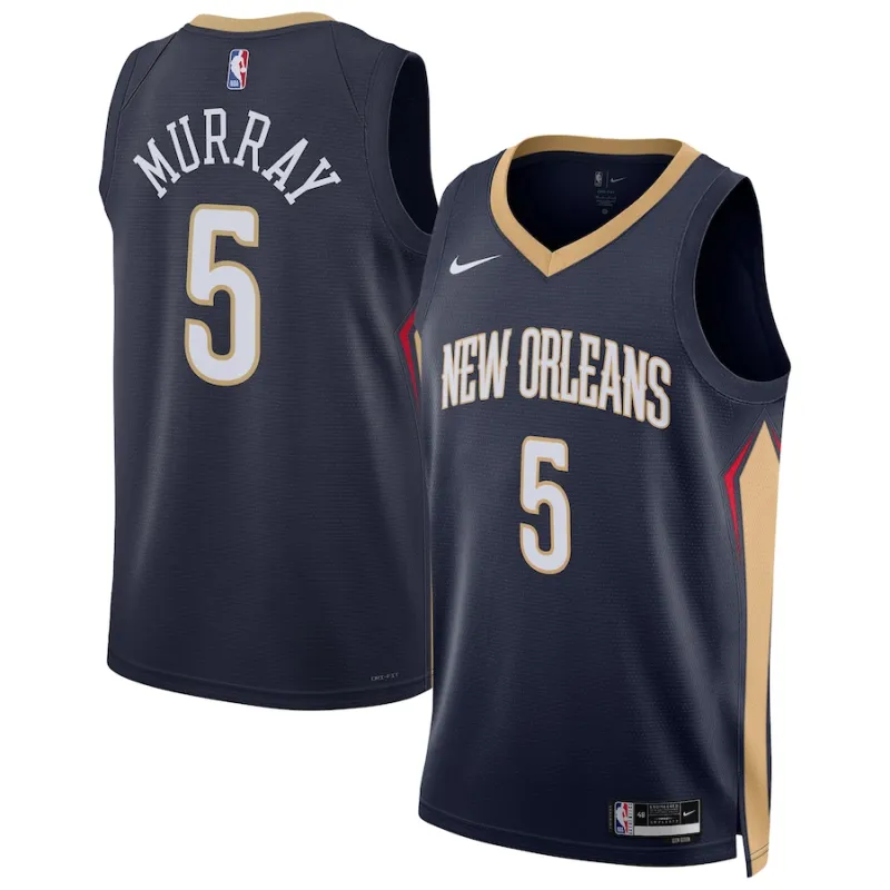 Dejounte Murray, New Orleans Pelicans, 2024, Blu marinaio