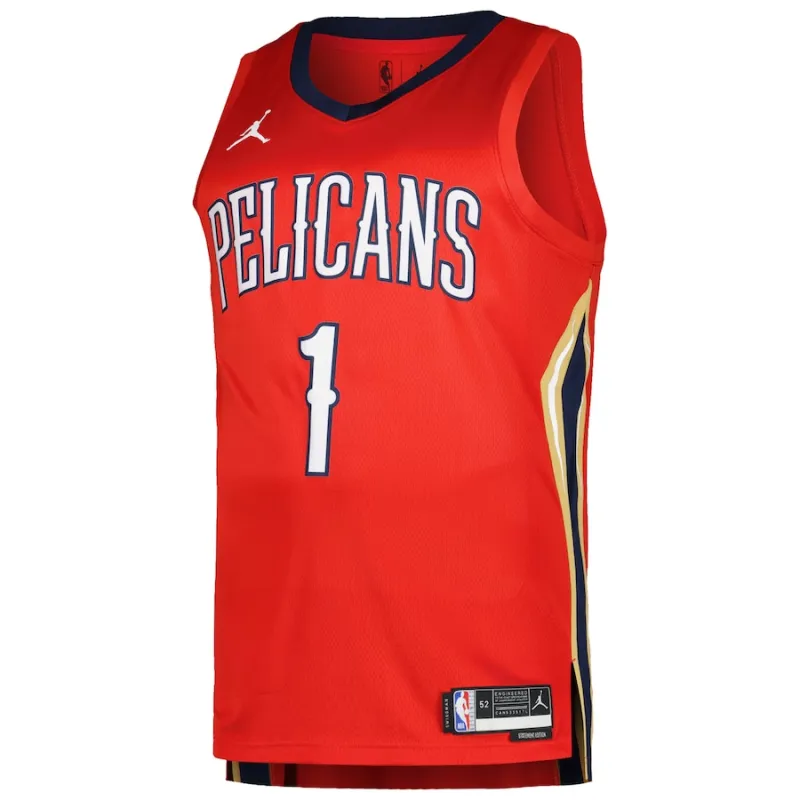 Zion Williamson, New Orleans Pelicans, Statement-Edition, Rot