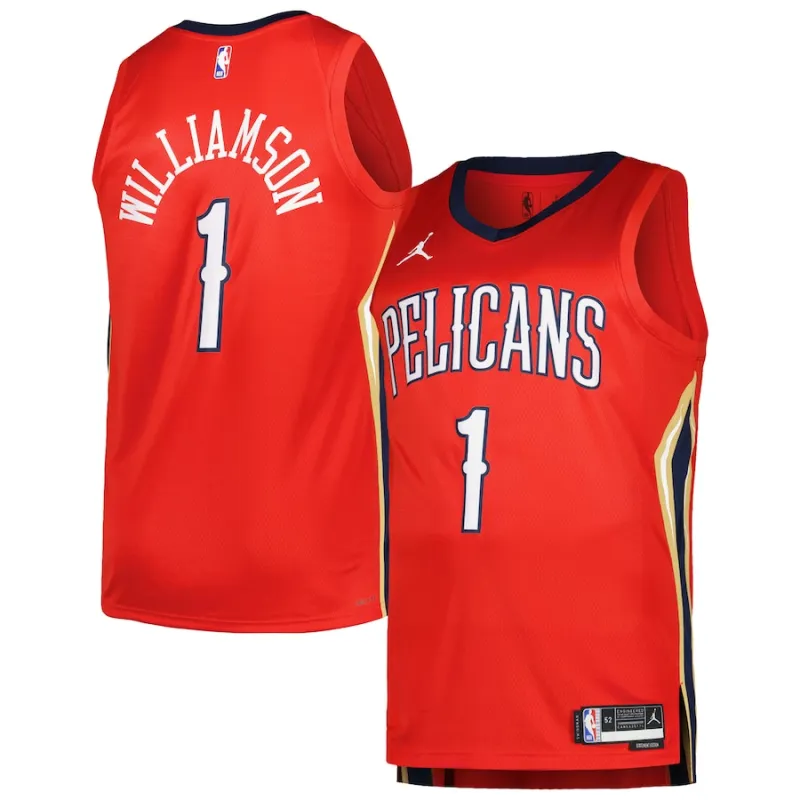 Zion Williamson, New Orleans Pelicans, Statement-Edition, Rot