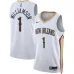 Zion Williamson, New Orleans Pelicans, Association-Edition, Weiß