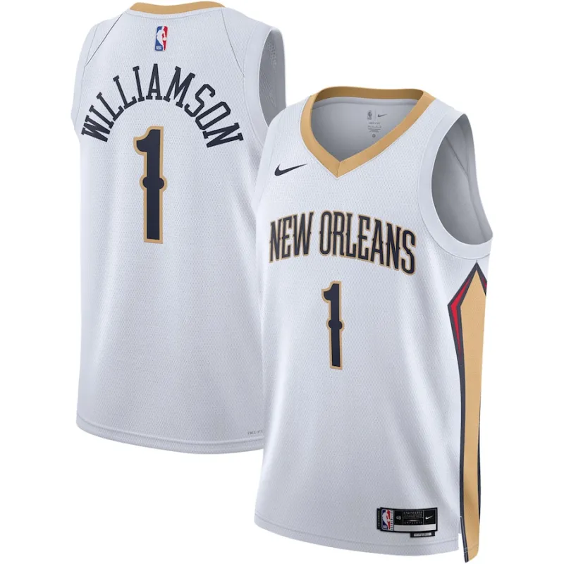 Zion Williamson, New Orleans Pelicans, Association-Edition, Weiß