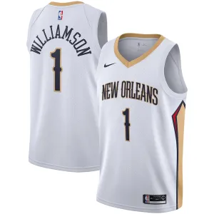 Zion Williamson, New Orleans Pelicans, Edizione Associativa 2019/2020, Bianco