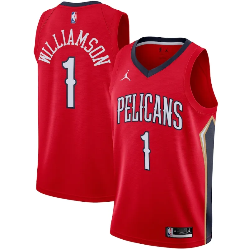 Zion Williamson, New Orleans Pelicans, Edizione Statement 2020/21, Rosso