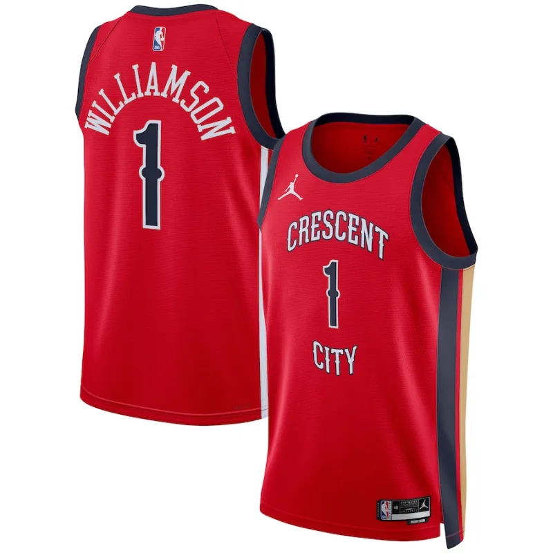 Zion Williamson, New Orleans Pelicans, Statement-Edition, Rot