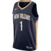 Zion Williamson, New Orleans Pelicans, Édition Icon, Bleu marine