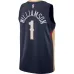 Zion Williamson, New Orleans Pelicans, Édition Icon, Bleu marine