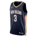 Maillot Swingman des New Orleans Pelicans Jordan Poole - Version Icone - Bleu Marine