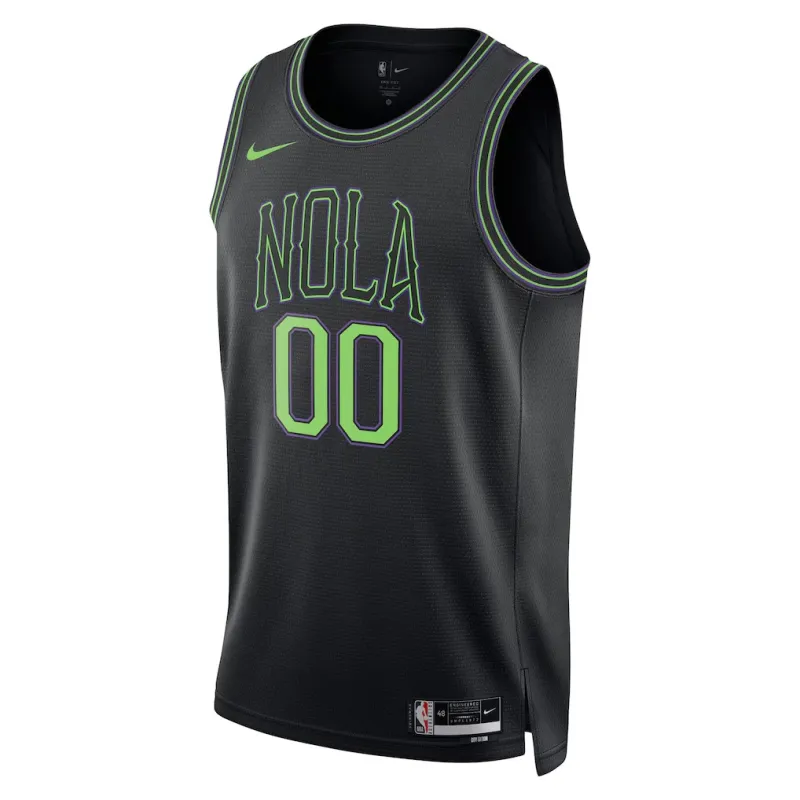 New Orleans Pelicans 2025/26 Swingman City-Edition Unisex-Trikot - Schwarz