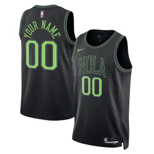 New Orleans Pelicans 2025/26 Swingman City-Edition Unisex-Trikot - Schwarz