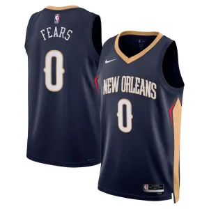 Maglia Swingman dei New Orleans Pelicans Jeremiah Felton - Edizione Icona - Blu Marino
