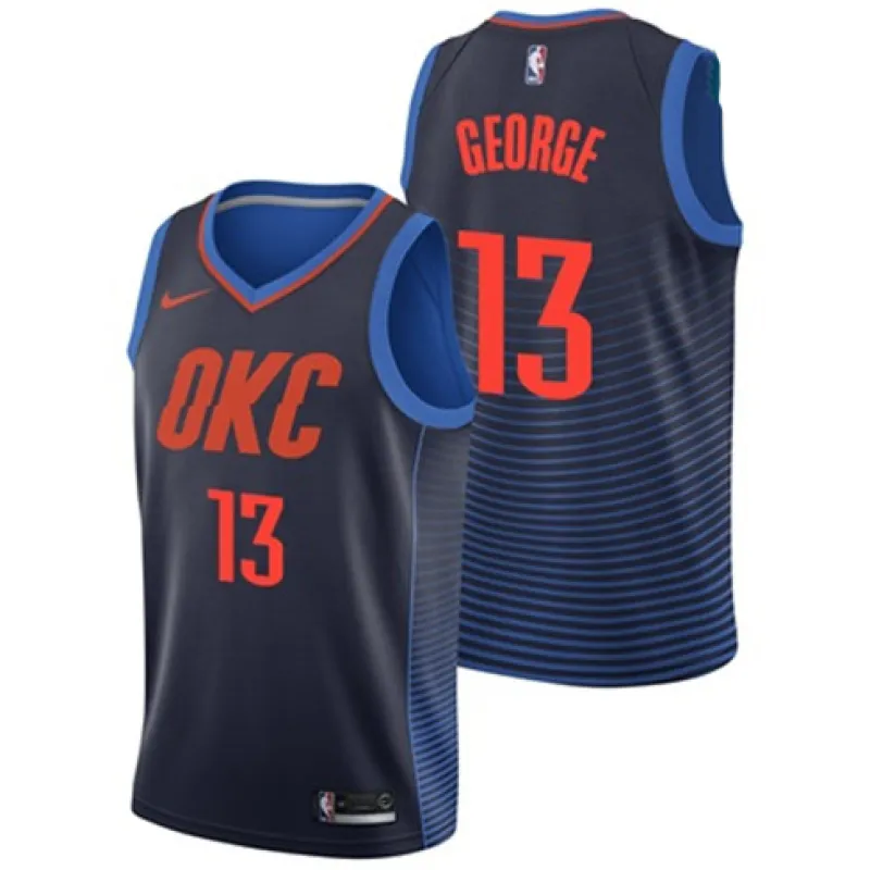 Paul George, Oklahoma City Thunder, Bleu foncé