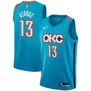 Paul George, Oklahoma City Thunder, edición de la ciudad 2018/19, Azul