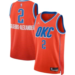 Shai Gilgeous-Alexander Oklahoma City Thunder, edición declaración, Naranja