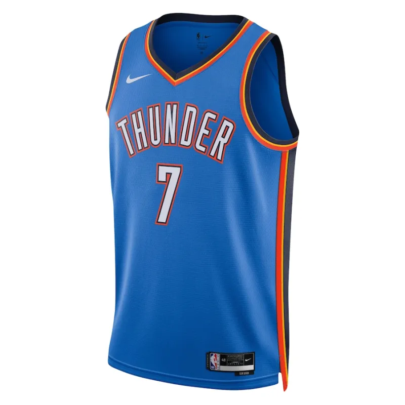 Maillot Chet Holmgren OKC Thunder NBA Draft 2022 Edition