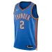 Maillot Swingman des Finales NBA 2025 d'Oklahoma City Thunder Shai Gilgeous-Alexander - Version Icone - Bleu