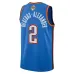 Maillot Swingman des Finales NBA 2025 d'Oklahoma City Thunder Shai Gilgeous-Alexander - Version Icone - Bleu