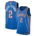 Maillot Swingman des Finales NBA 2025 d'Oklahoma City Thunder Shai Gilgeous-Alexander - Version Icone - Bleu