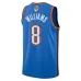 Maillot Swingman des Finales NBA 2025 d'Oklahoma City Thunder Jalen Williams - Version Icone - Bleu