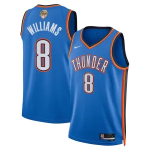 Maillot Swingman des Finales NBA 2025 d'Oklahoma City Thunder Jalen Williams - Version Icone - Bleu