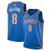Maillot Swingman des Finales NBA 2025 d'Oklahoma City Thunder Jalen Williams - Version Icone - Bleu