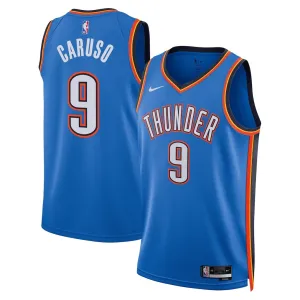 Camiseta Swingman de Oklahoma City Thunder Alex Caruso - Edición Icono - Azul