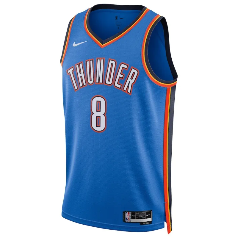 Camiseta Swingman de Oklahoma City Thunder Jalen Williams - Edición Icono - Azul
