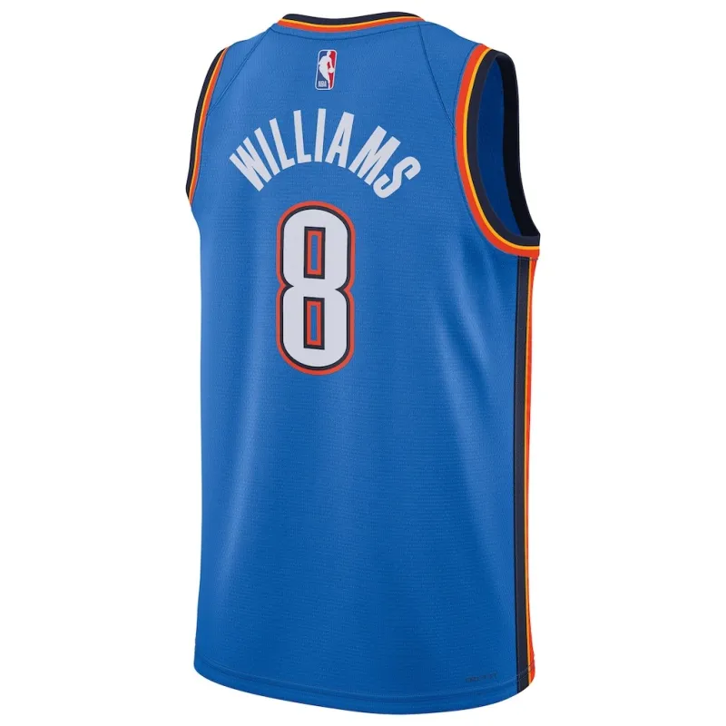 Camiseta Swingman de Oklahoma City Thunder Jalen Williams - Edición Icono - Azul
