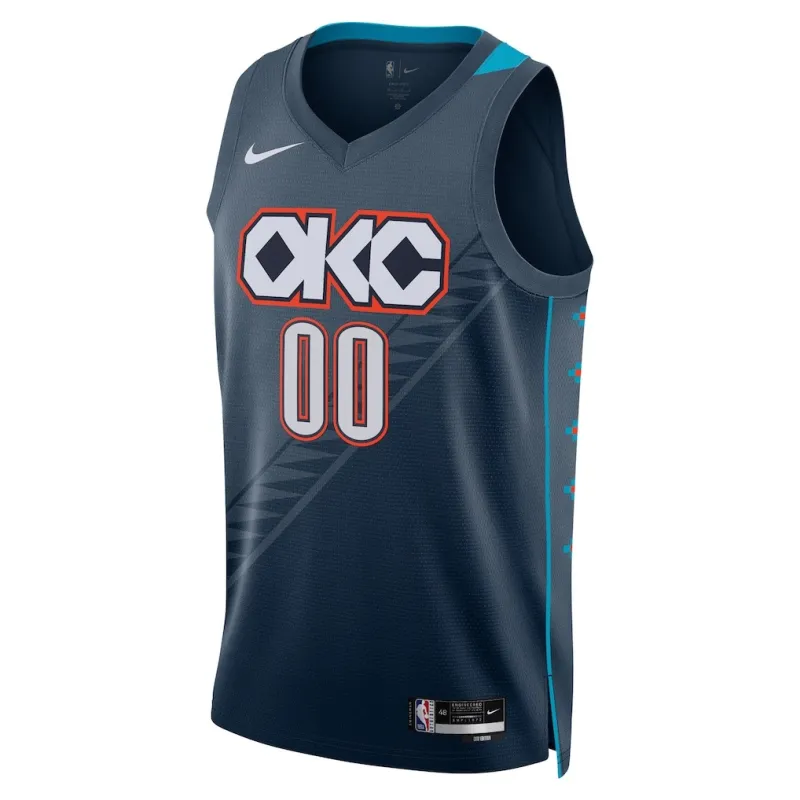 Oklahoma City Thunder 2025/26 Maillot Swingman Édition Ville Unisexe - Bleu