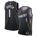 Maillot Swingman des Phoenix Suns Devin Booker - Version Personnalisée - Noir