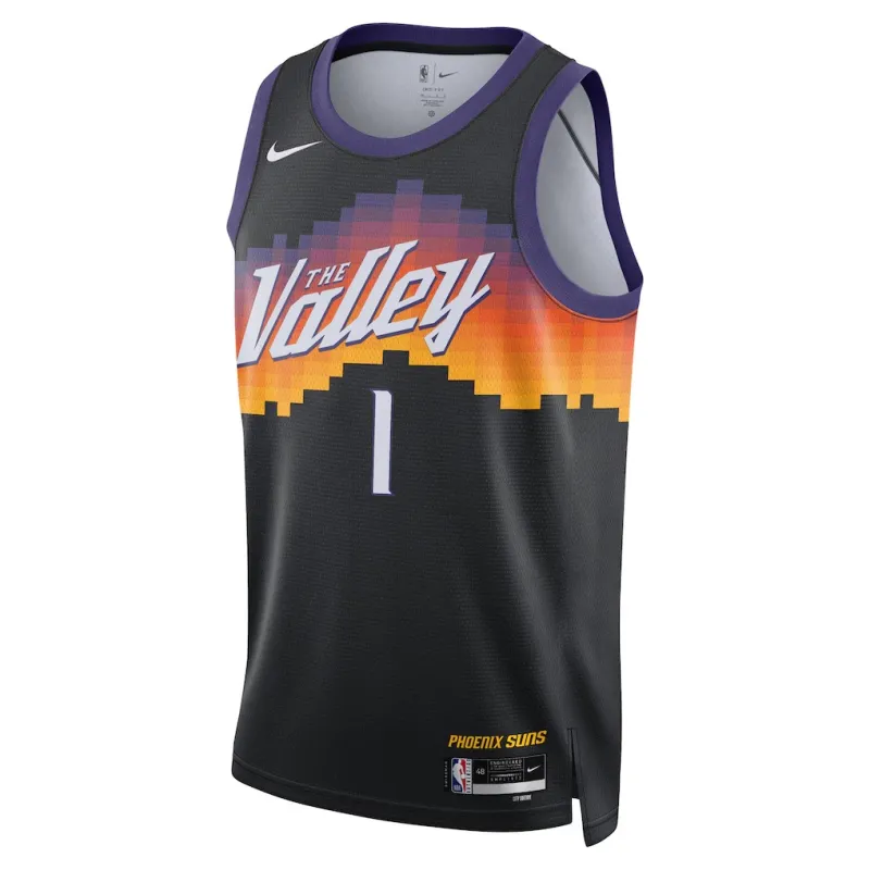 Phoenix Suns Devin Booker 2025/26 Maillot Swingman - Édition Ville - Noir