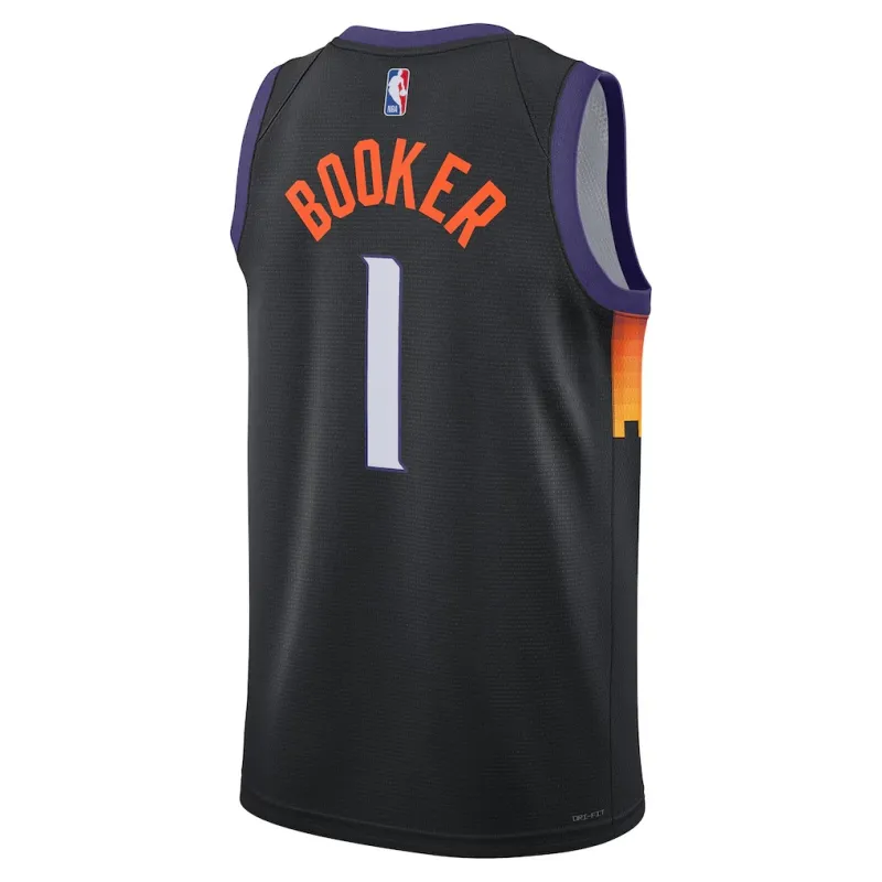Phoenix Suns Devin Booker 2025/26 Maillot Swingman - Édition Ville - Noir