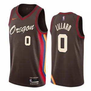 Damian Lillard, Portland Trail Blazers, edizione 2020/21 della città, Marrone