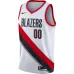 Portland Trail Blazers Angepasstes Jersey 2020/21, Association Edition, Weiß
