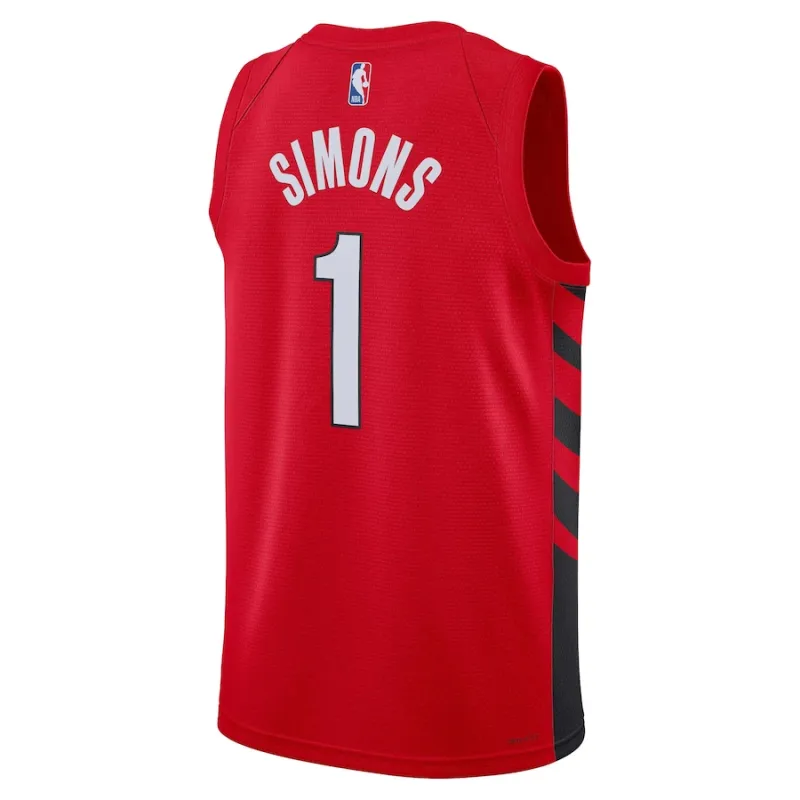 Anfernee Simons, Portland Trail Blazers, edición declaración, Rojo