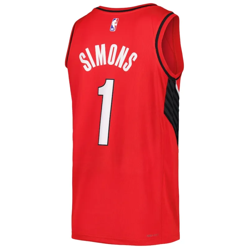 Anfernee Simons, Portland Trail Blazers, edición Declaración, Rojo