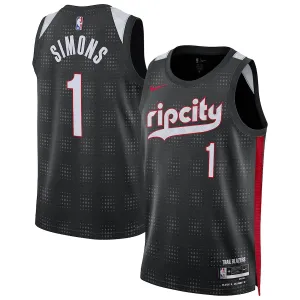 Anfernee Simons, Portland Trail Blazers, edizione città 2024/25, Nero