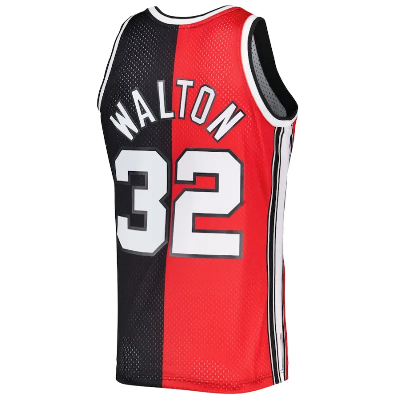 Bill Walton, Portland Trail Blazers, 1976/78 Classic, Red/Black