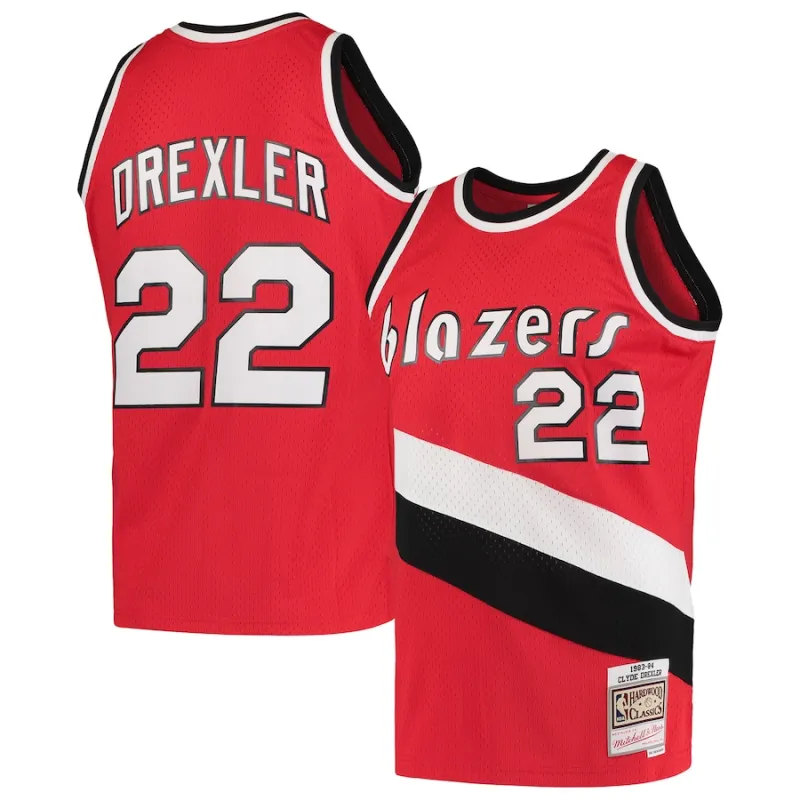 Clyde Drexler, Portland Trail Blazers, Edición clásica 1983/84, Rojo