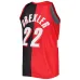 Clyde Drexler, Portland Trail Blazers, 1991/92, Rojo/Negro