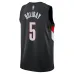 Camiseta Swingman de Portland Trail Blazers Jrue Holiday - Edición Icono - Negra