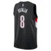 Camiseta Swingman de Portland Trail Blazers Deni Avdija - Edición Icono - Negra
