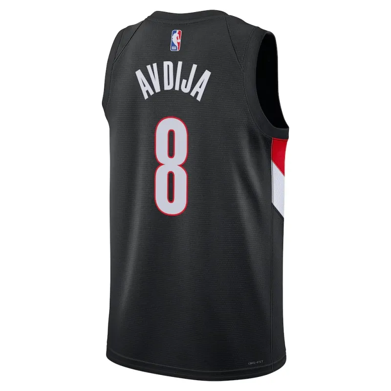Camiseta Swingman de Portland Trail Blazers Deni Avdija - Edición Icono - Negra